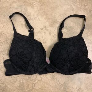 Black Lace Bra